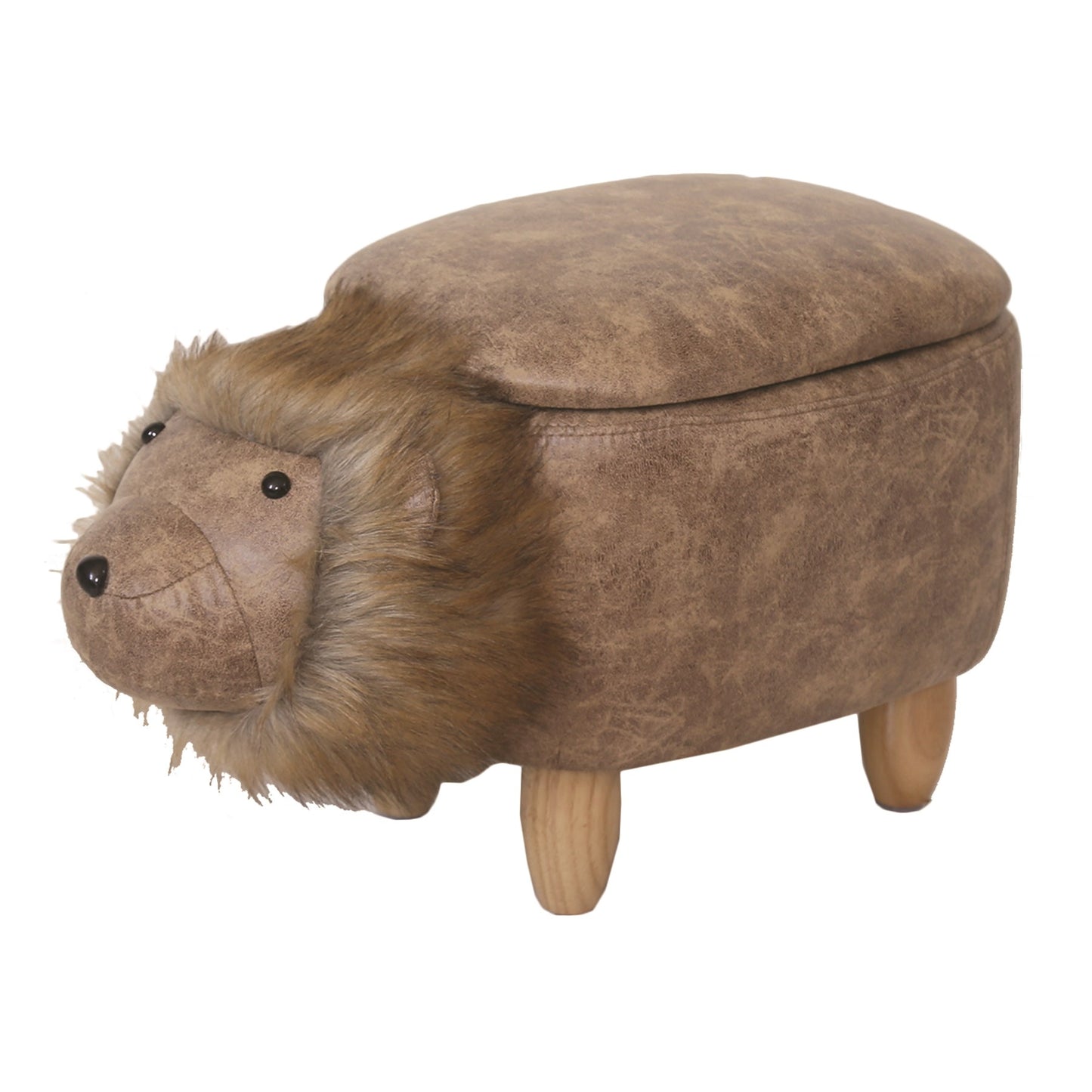 Lion Storage Footstool
