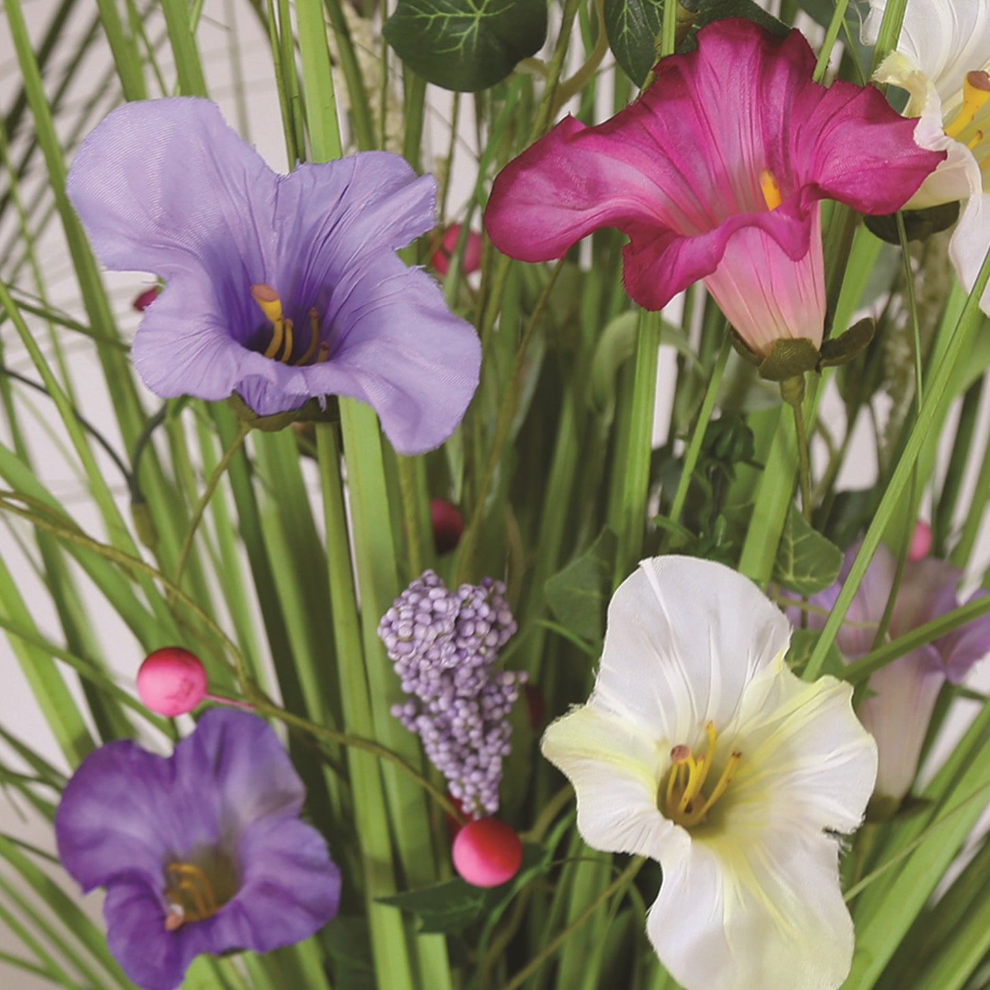 Standing Floral Bouquet - Morning Glory 70cm