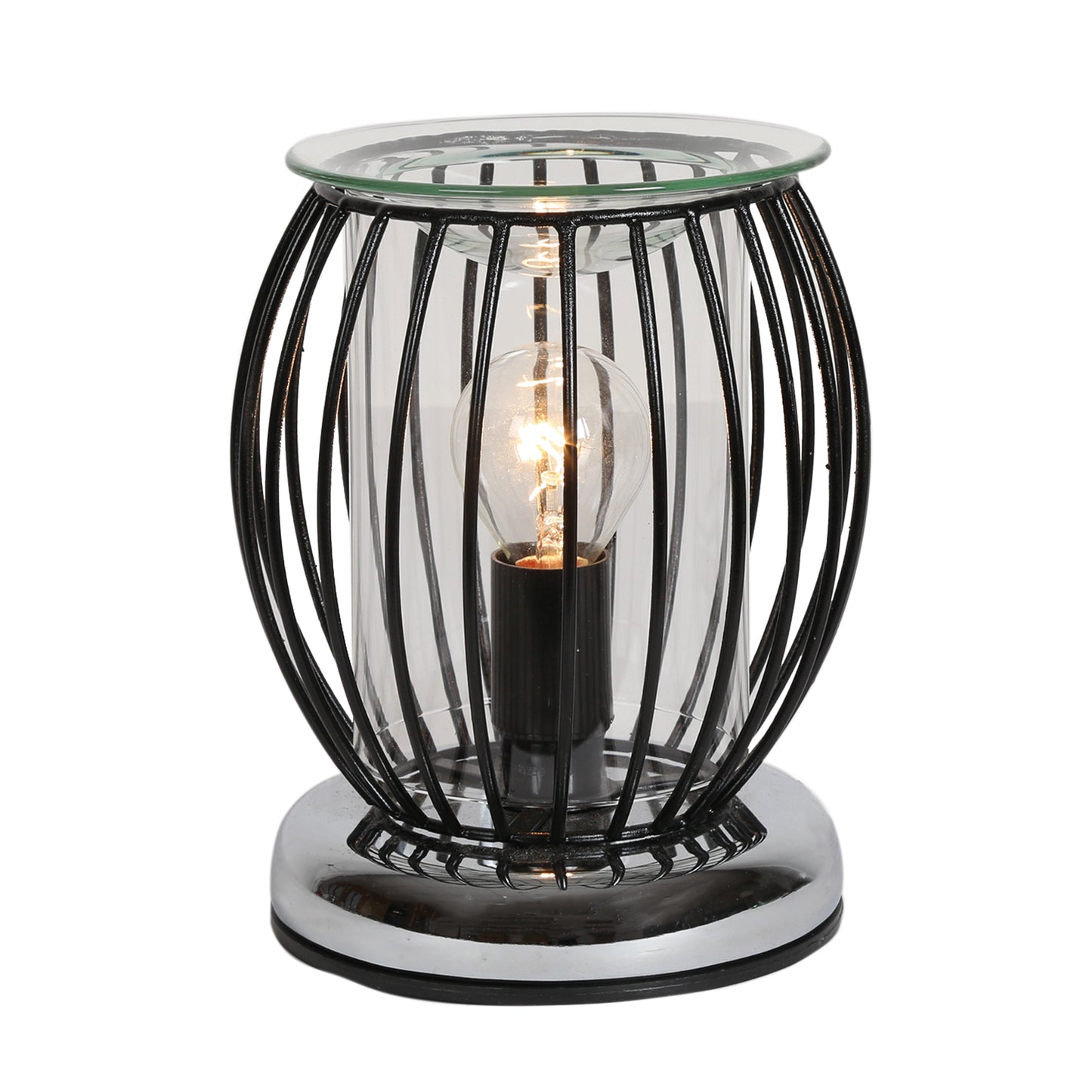 Industrial Framework Electric Burner - Black Oval