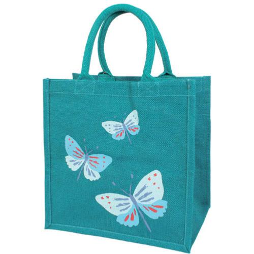 Butterflies Jute Bag