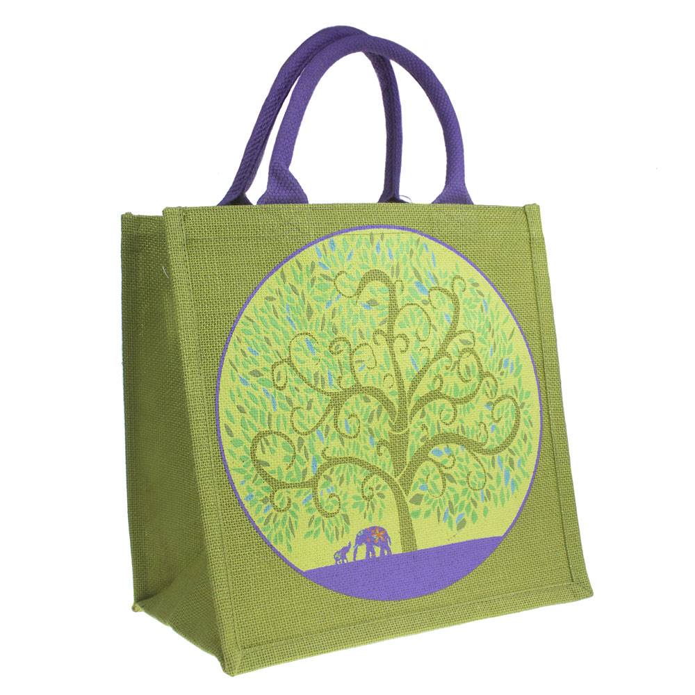 Tree of Life Jute Bag