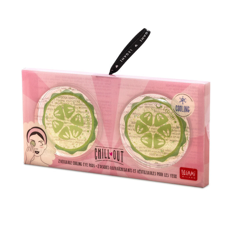 Legami Cucumber Reusable Cooling Eye Pads