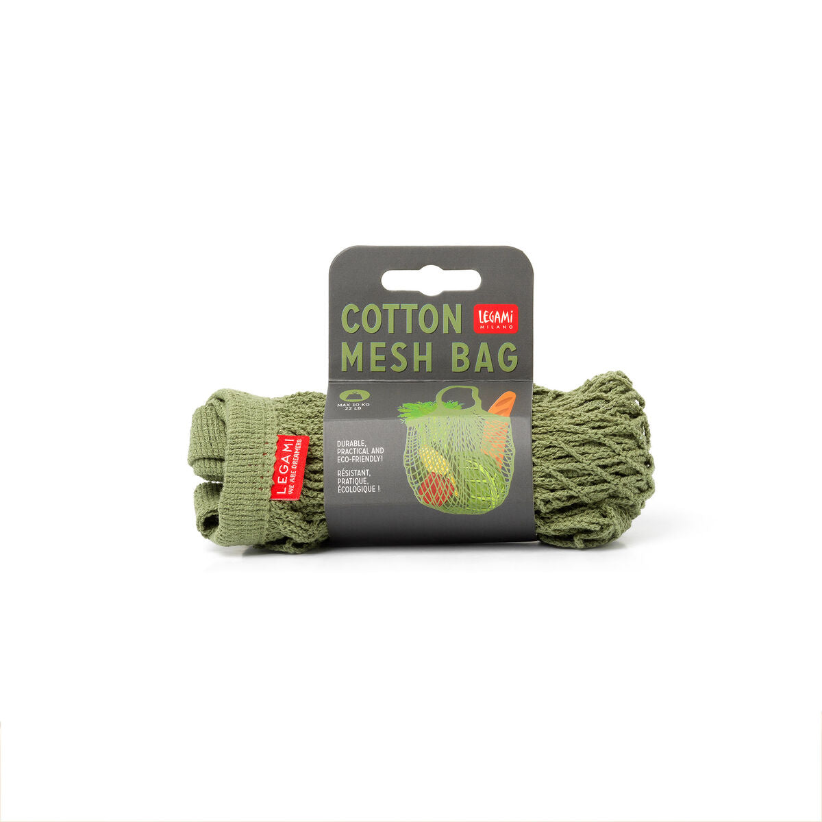 Legami Green Cotton Mesh Bag