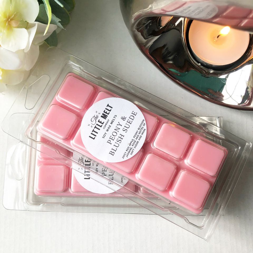 Peony Blush & Suede Snap Bar