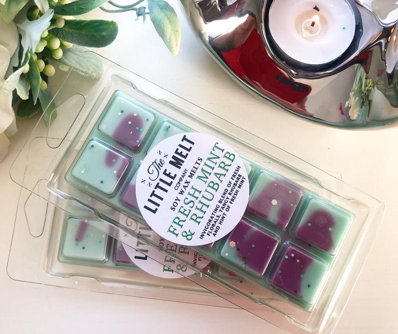 Fresh Mint & Rhubarb Snap Bar