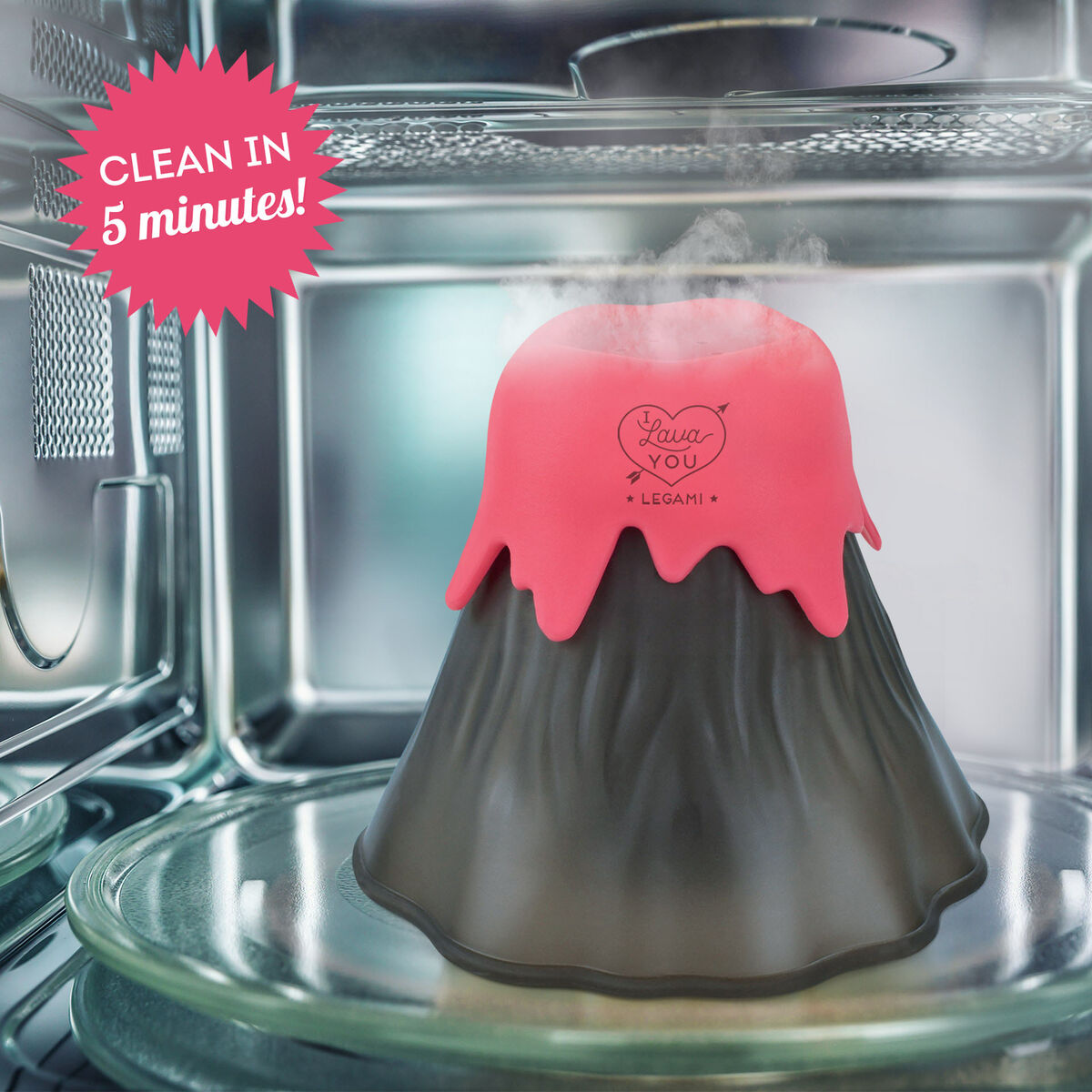 Leg Volcano Microwave Cleaner