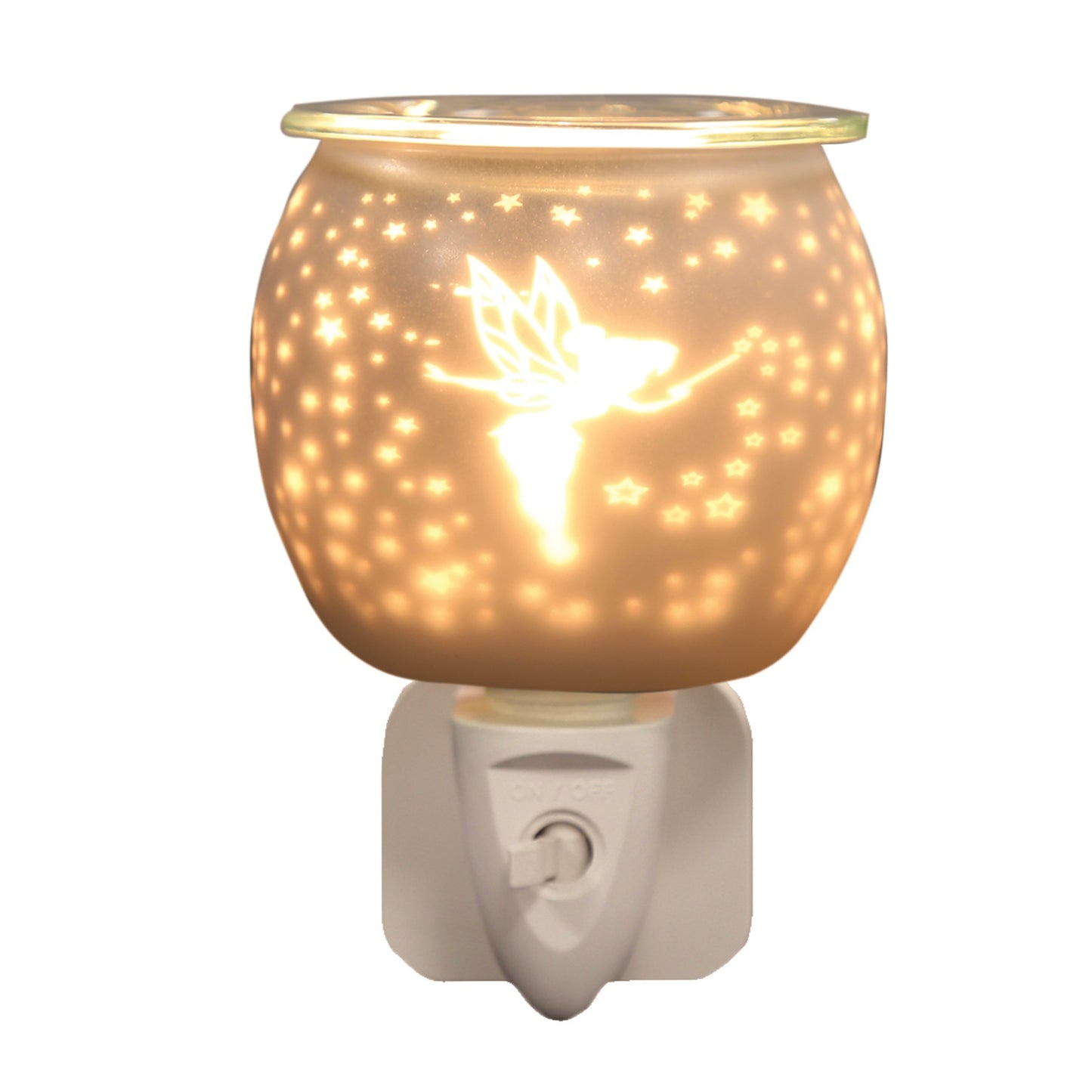 Plug In White Satin Wax Warmer - Fairy