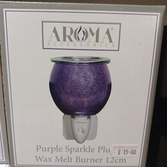 Plug In Sparkle Wax Warmer - Purple
