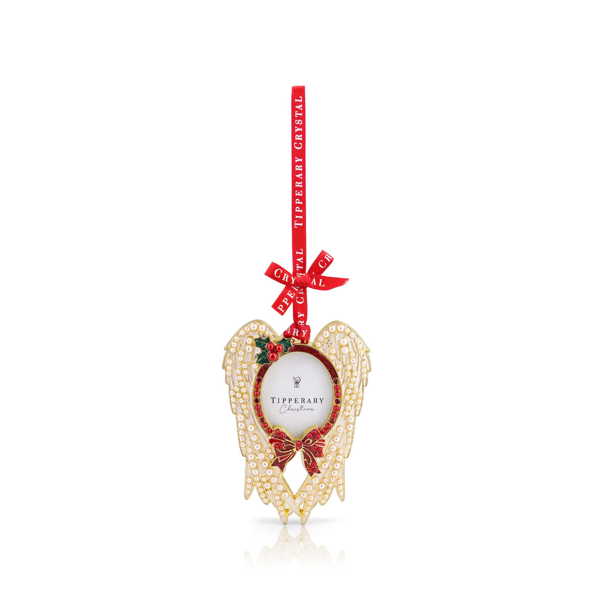 TC Pearl Angel Wings Photo Frame Christmas Decoration