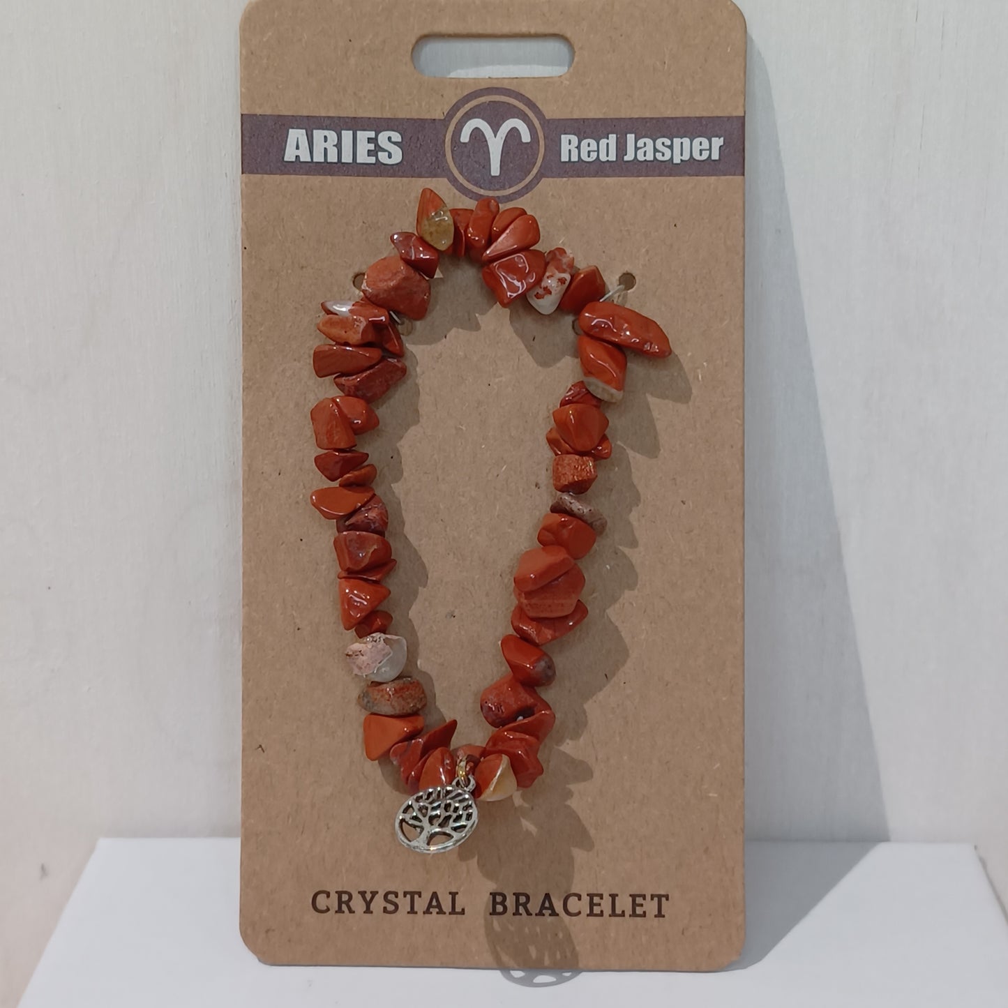 Crystal Bracelet - Aries Red Jasper