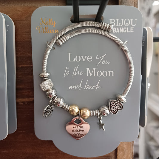 RCP Bijou Bracelet Love You Moon Back