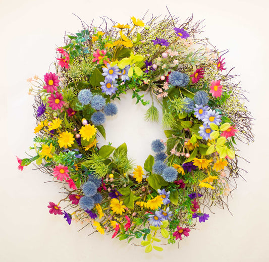 Meadow Sparkle Wreath 60cm