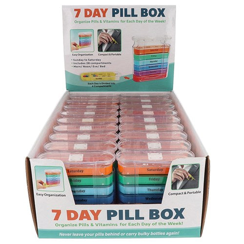JD 7 Day Pill Box Monday To Friday