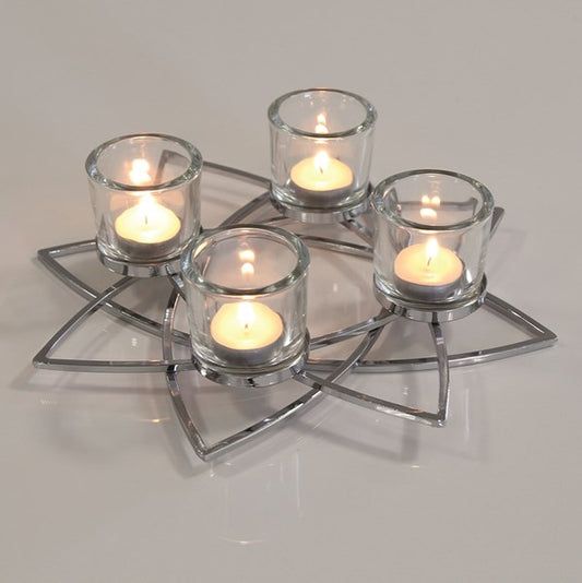 ST Star Tealight Holder 30.5cm+~