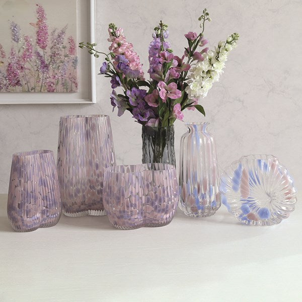 ST Pink & Blue Tidal Vase 25cm+~