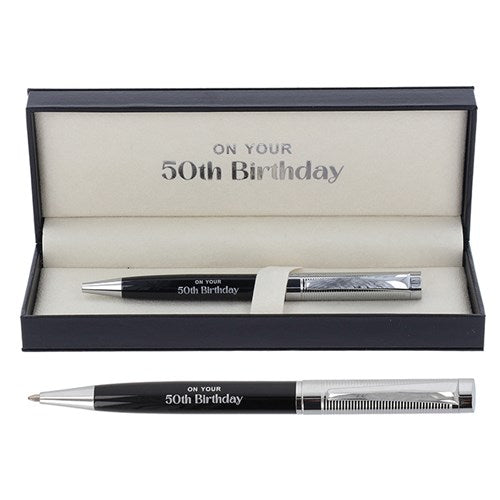 JD Bridgewater 50th Birthday Ball Point Pen