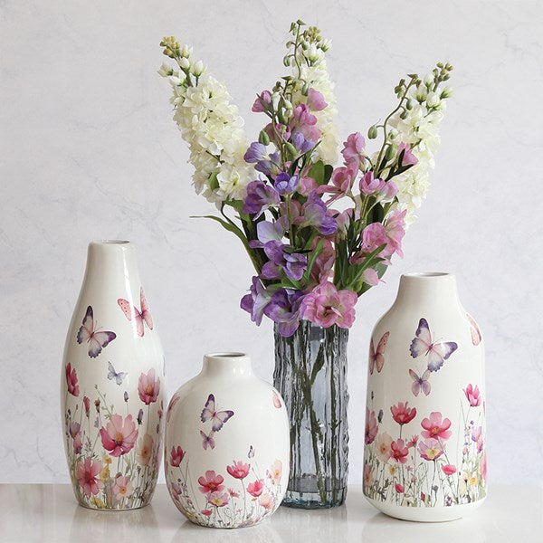 ST Butterfly Vase 14x33cm