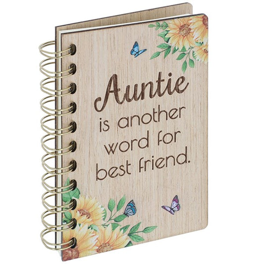 JD Woodland Bloom Notebook Auntie