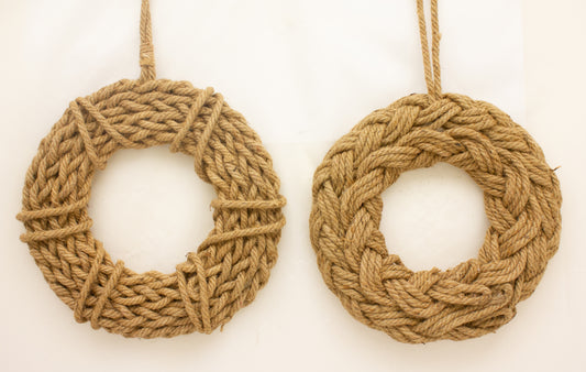 Rope Wreath 35cm (One Supplied)