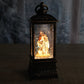 ST LED Nativity Lantern Spinner 21cm