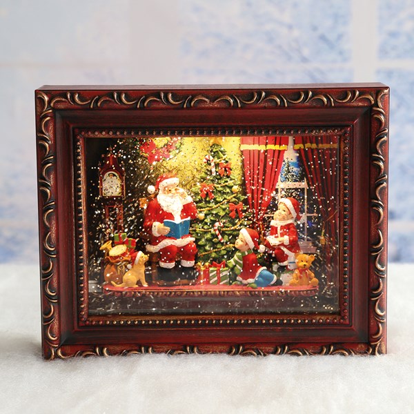ST Santa Frame Spinner 24.5cm