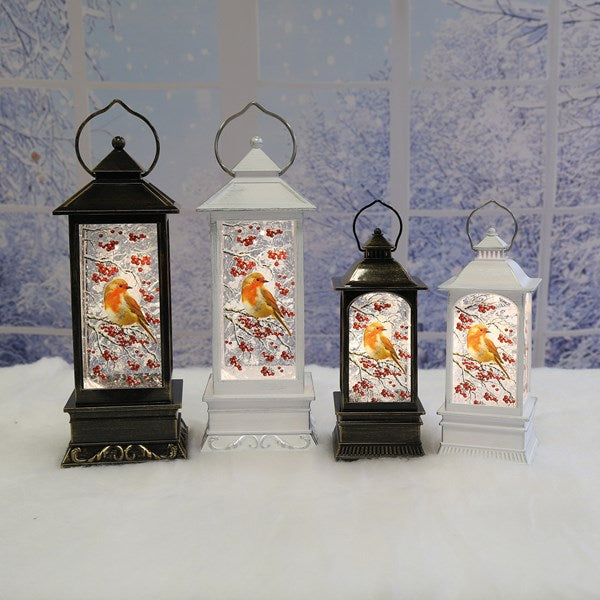 ST Robin Spinner Lantern 32cm 2 asst