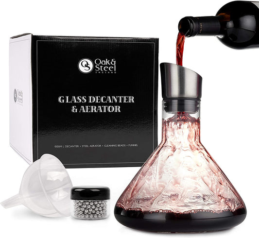 OS Red Wine Decanter with Aerator