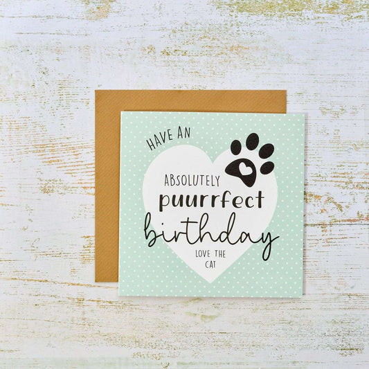 RL Puurrfect Birthday Love The Cat Card