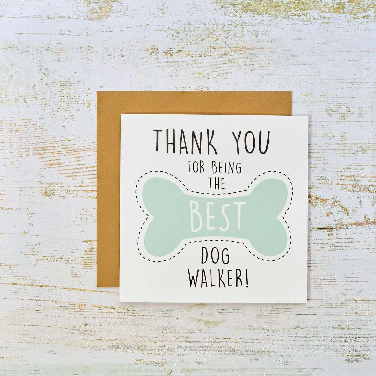 RL Thank The Best Dog Walker Card