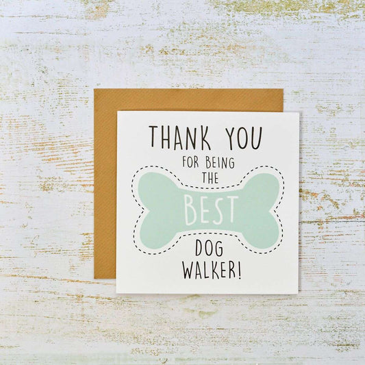 RL Thank The Best Dog Walker Card
