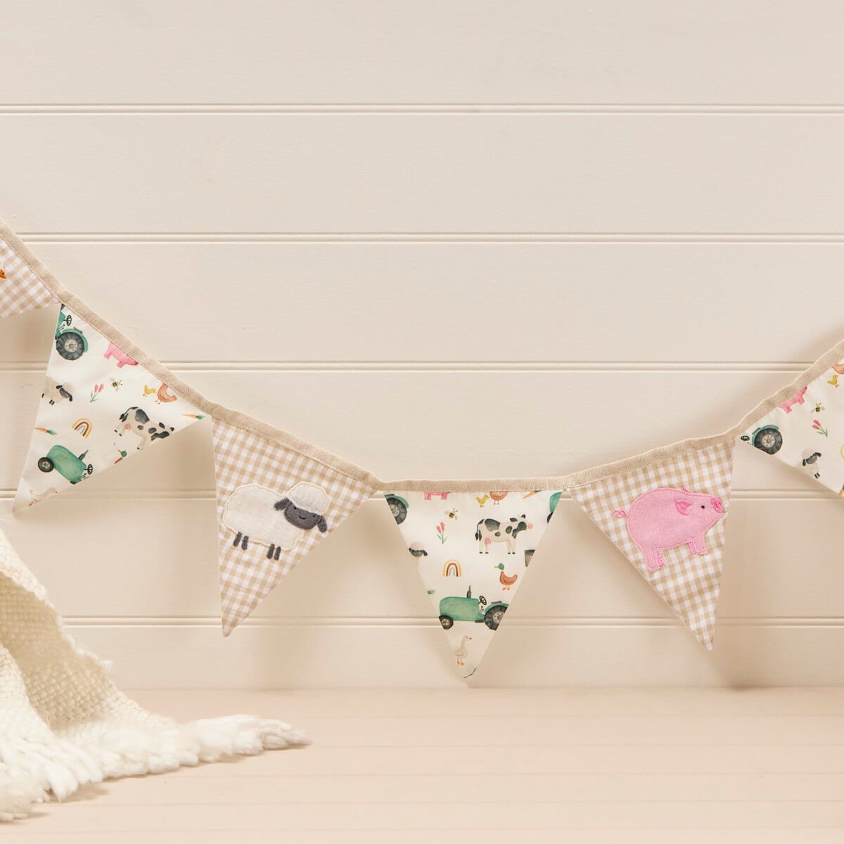 RL Mini Farm Animals Embroidered Bunting