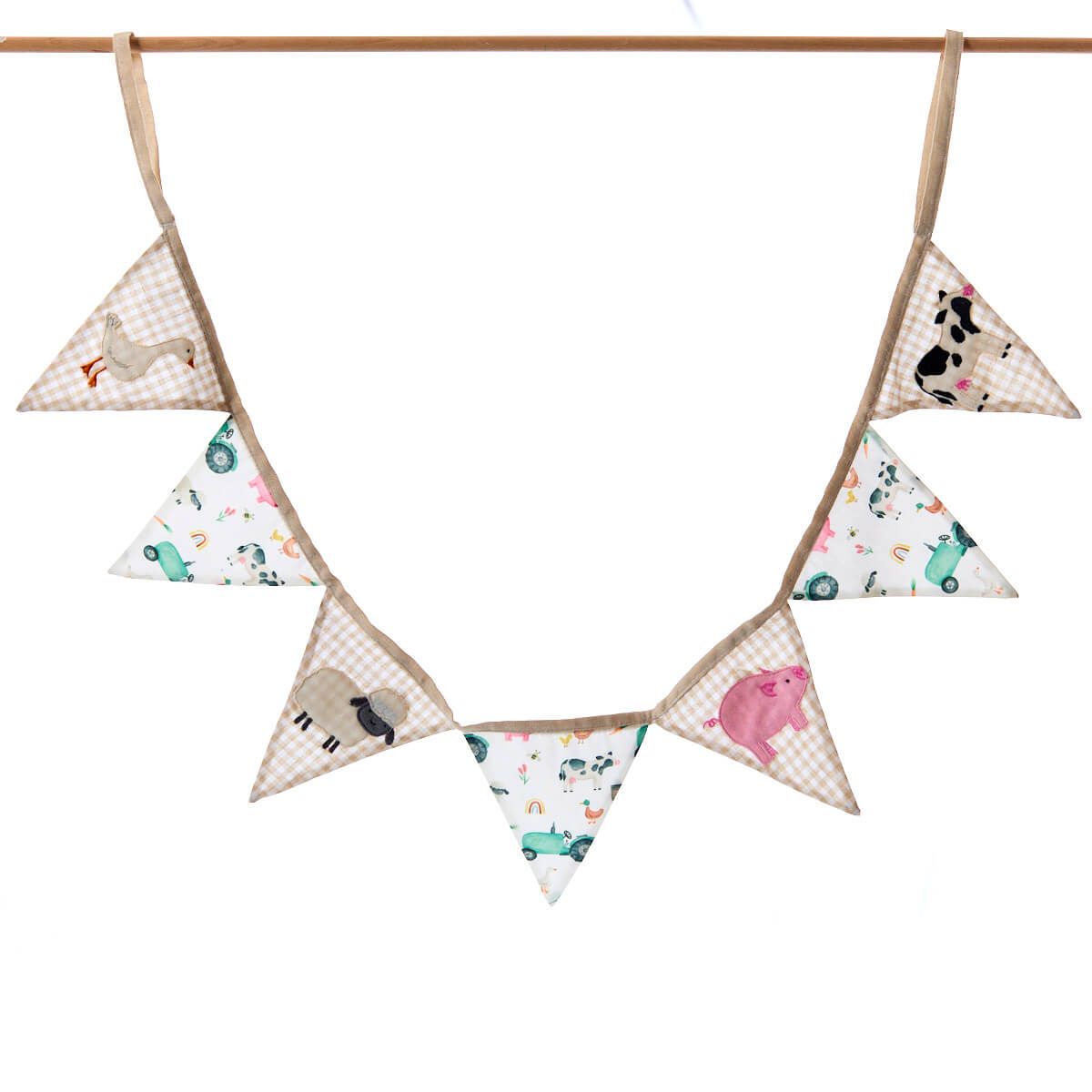 RL Mini Farm Animals Embroidered Bunting