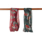 RL Xmas Robin Magnetic Clasp Scarf Fabric 2 asst