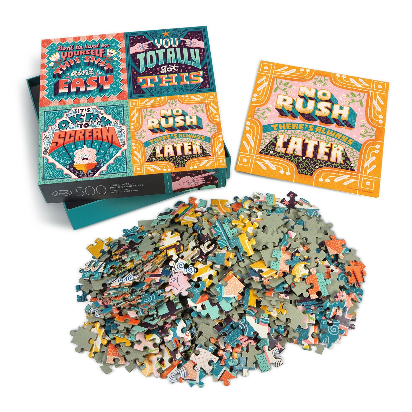 WDP Fred Life Lessons Puzzle 500pc