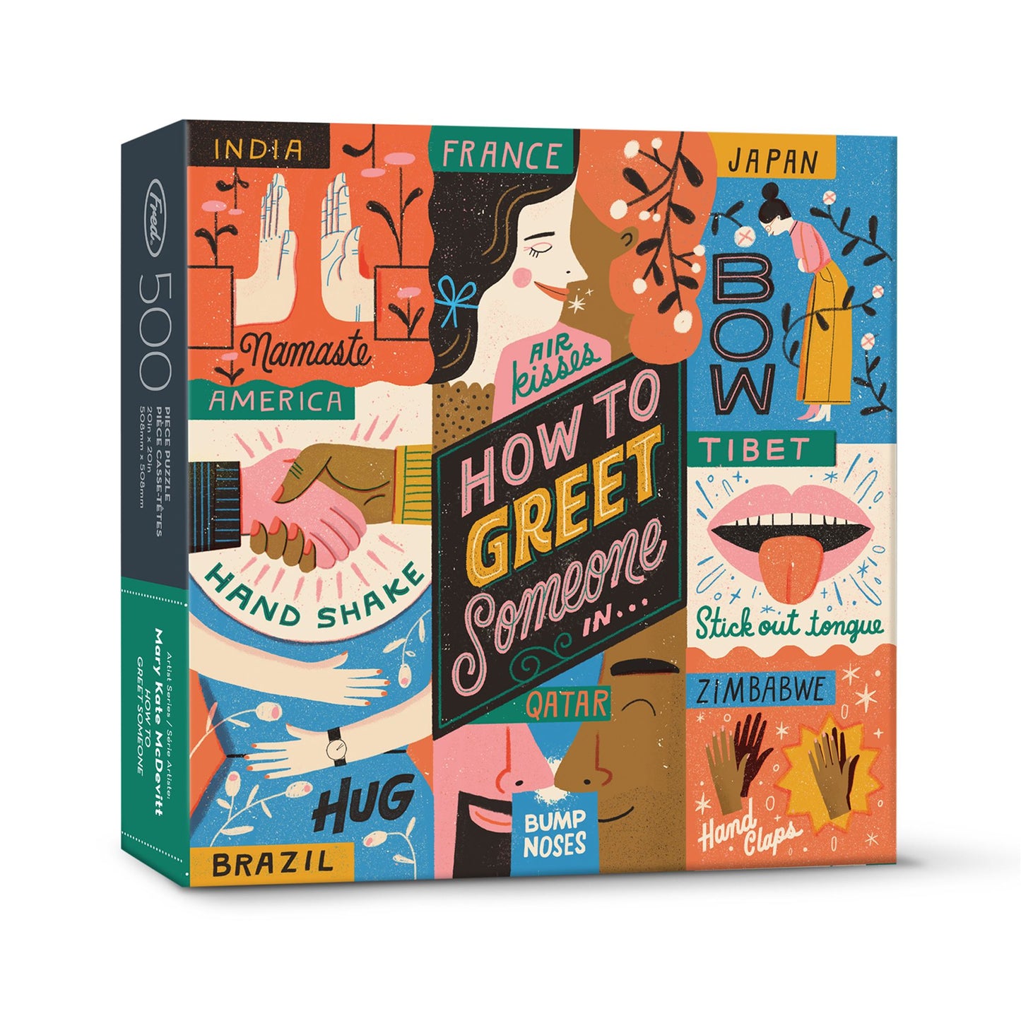 WDP Fred How Greet Someone Puzzle 500pc