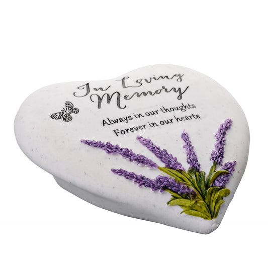 WDP In Loving Memory Heart Stone