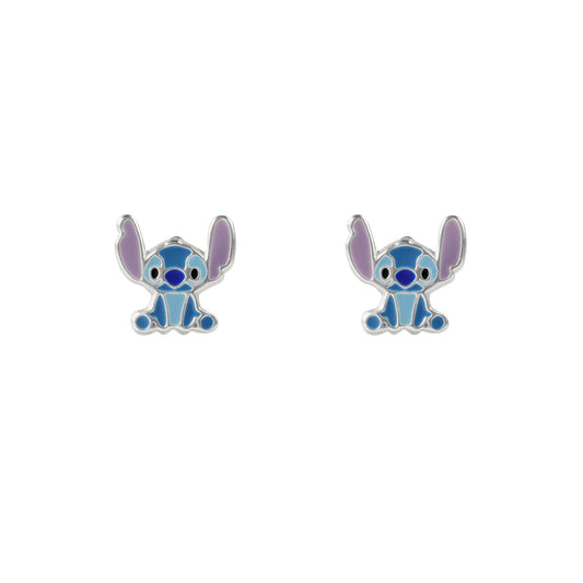 Disney Stitch Sterling Silver Enamel Studs SS925