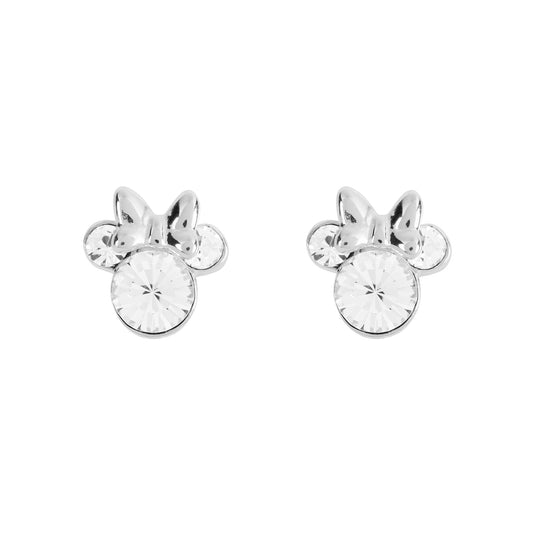Disney Minnie Mouse April Birthstone Earrings SS925