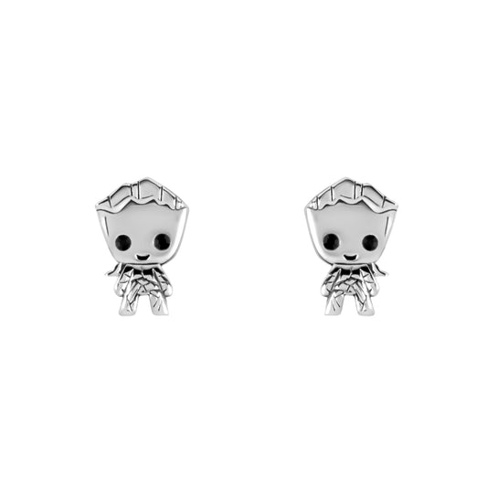 Groot Stamp Stud Earrings SS925