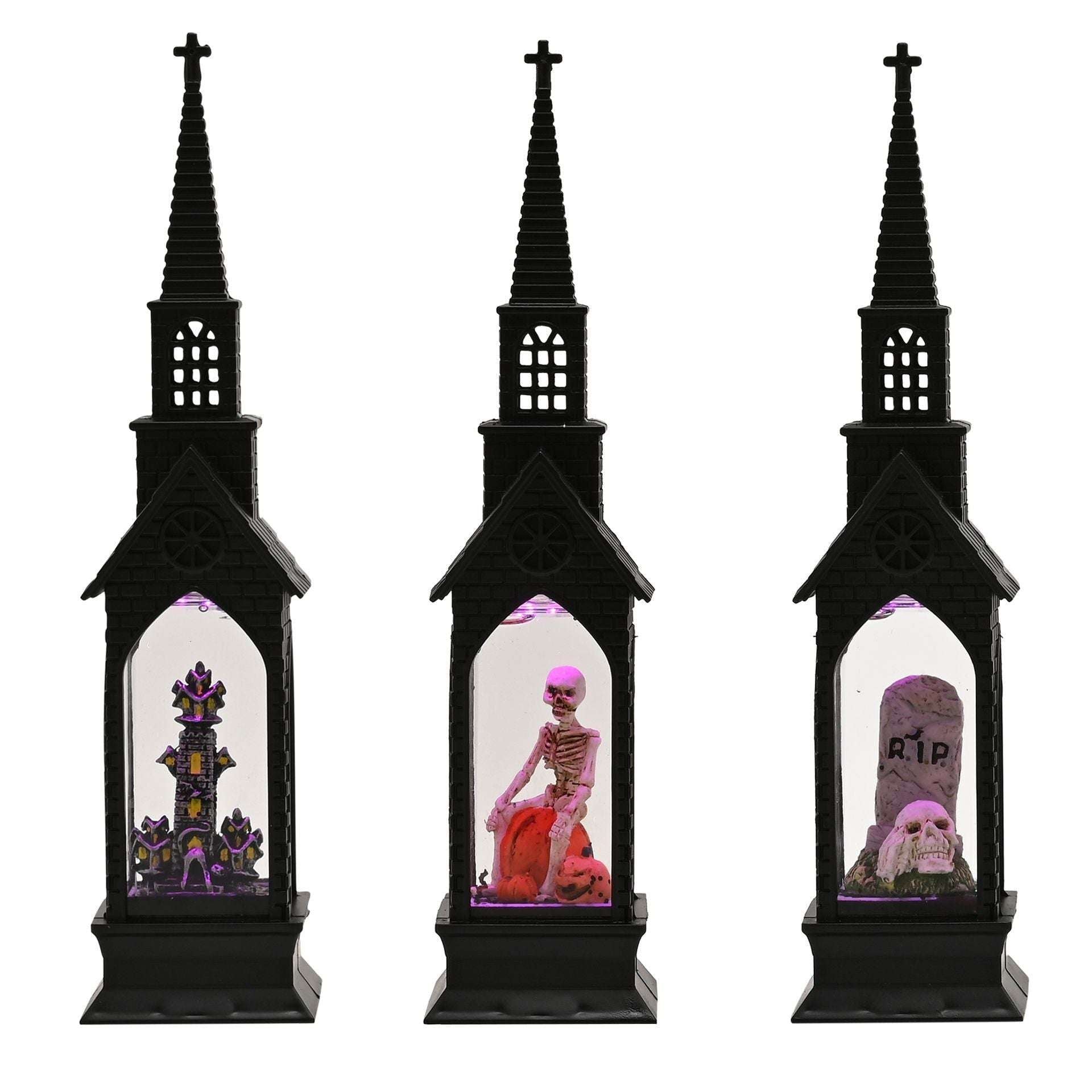 WDP LED Mini Church 3 asst