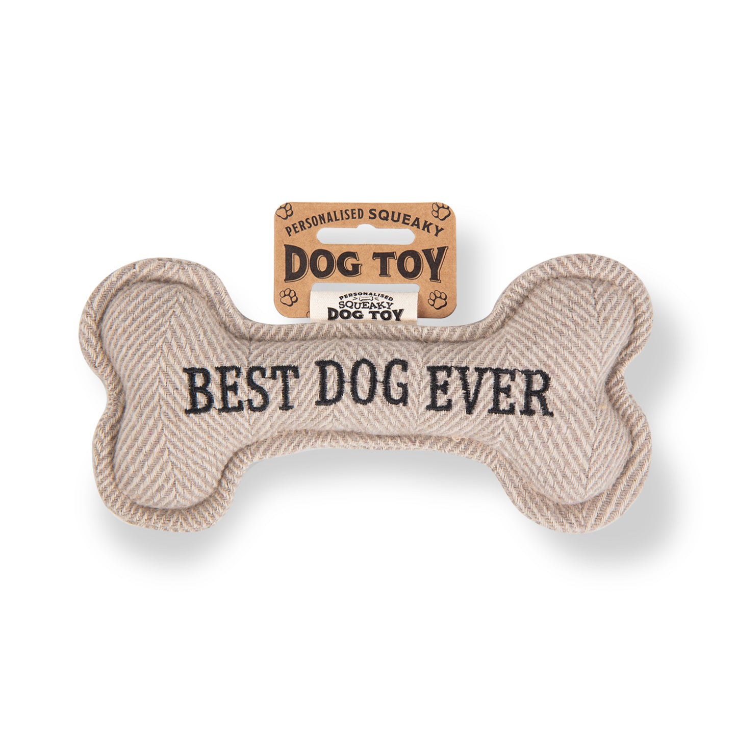 Squeaky Bone Dog Toy - Best Dog Ever