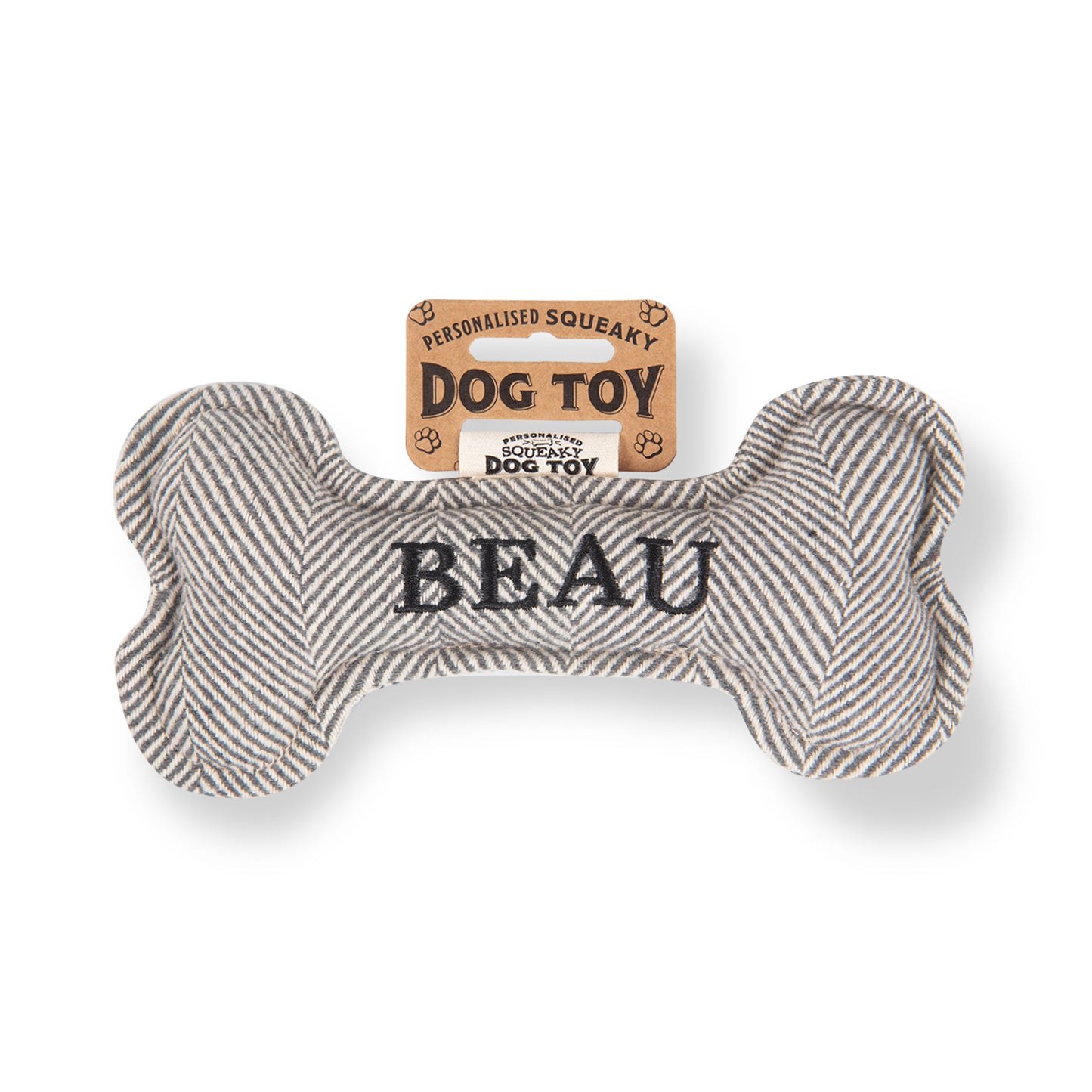 Squeaky Bone Dog Toy - Beau