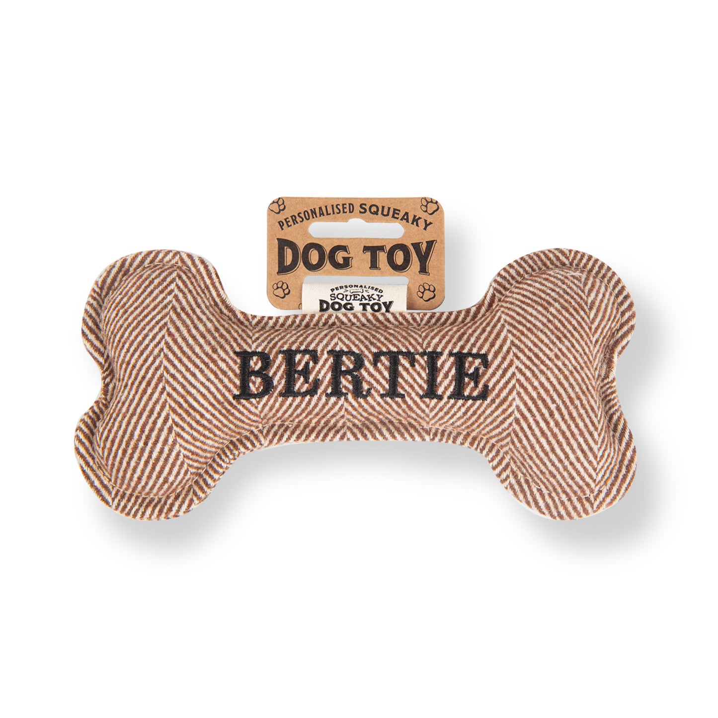 Squeaky Bone Dog Toy - Bertie