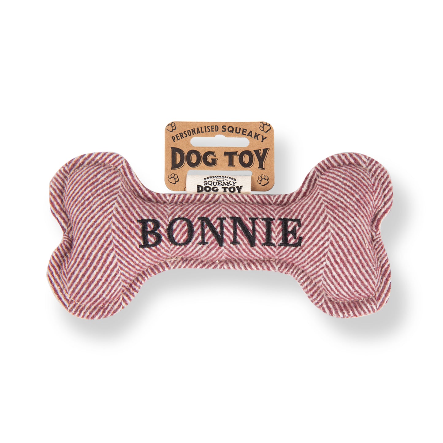 Squeaky Bone Dog Toy - Bonnie