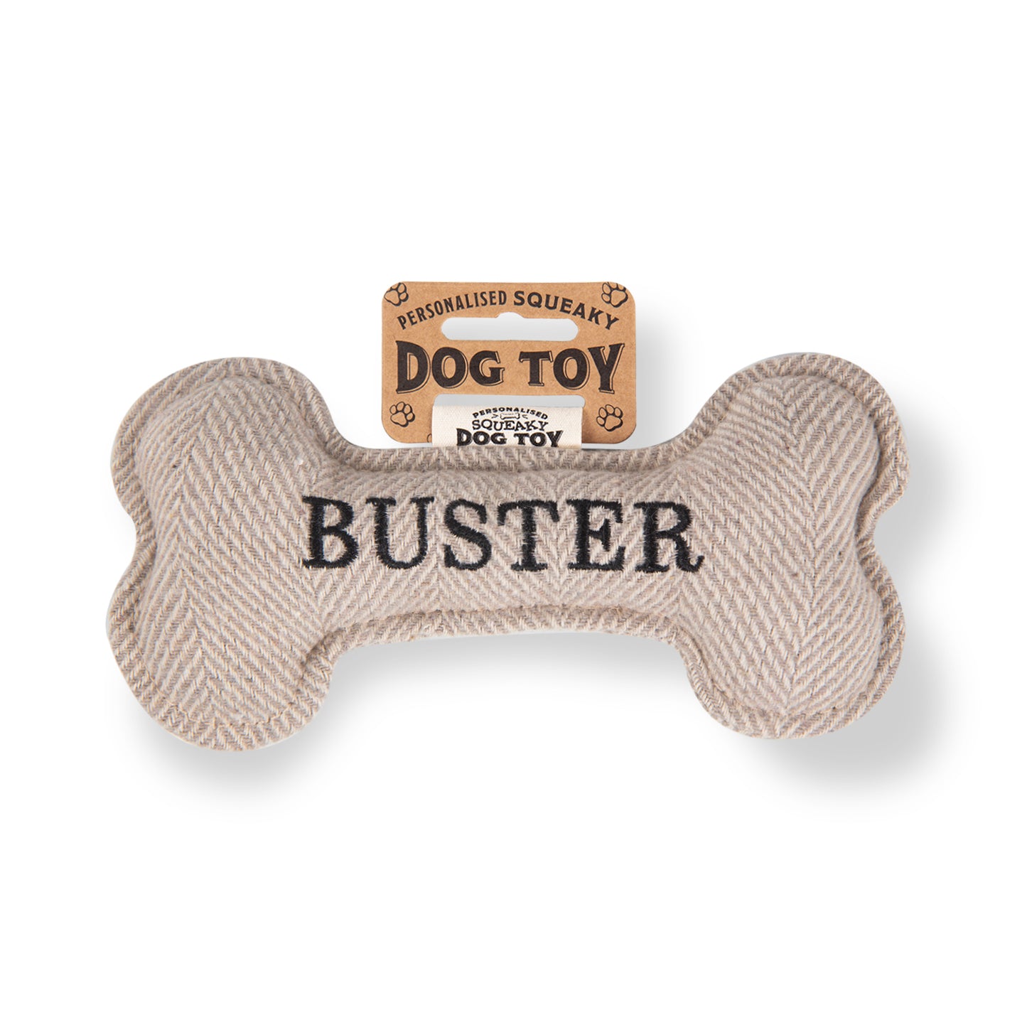 Squeaky Bone Dog Toy - Buster
