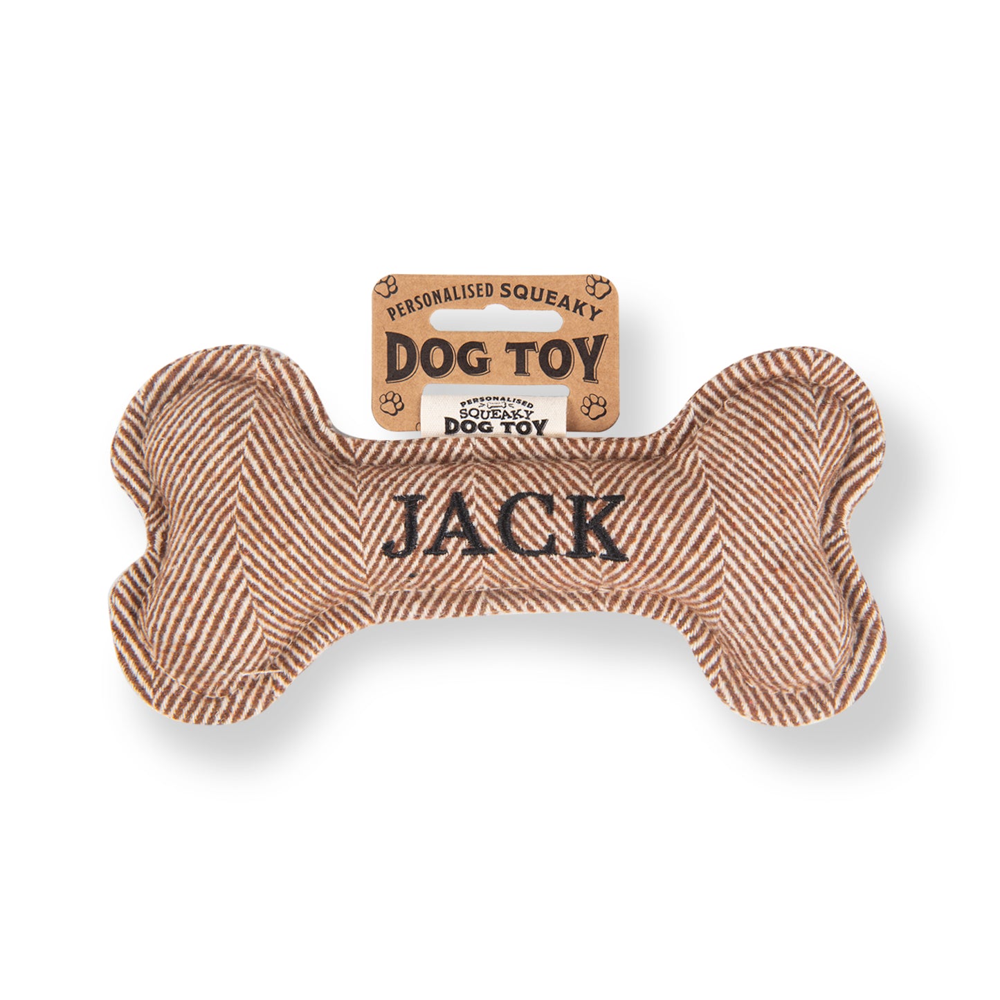 Squeaky Bone Dog Toy - Jack