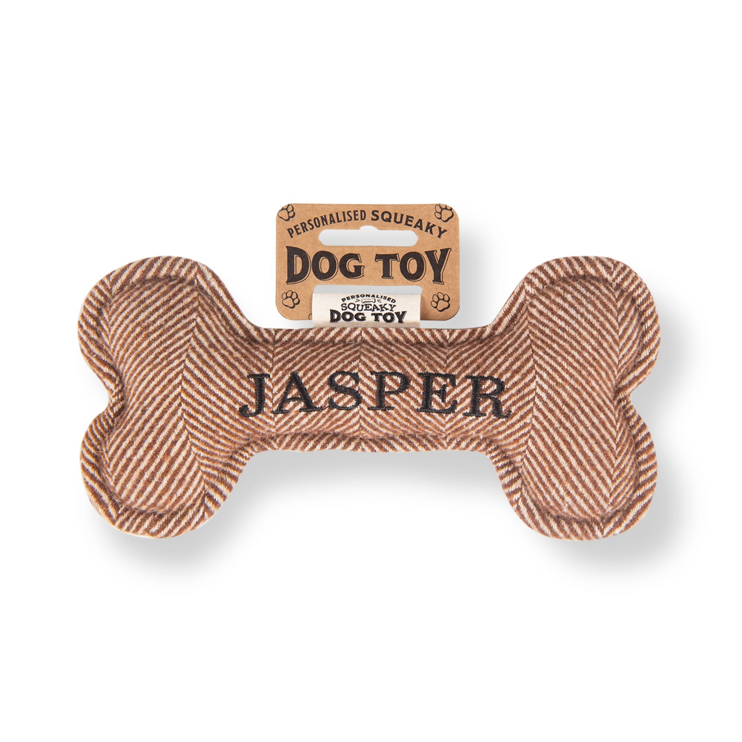 Squeaky Bone Dog Toy - Jasper