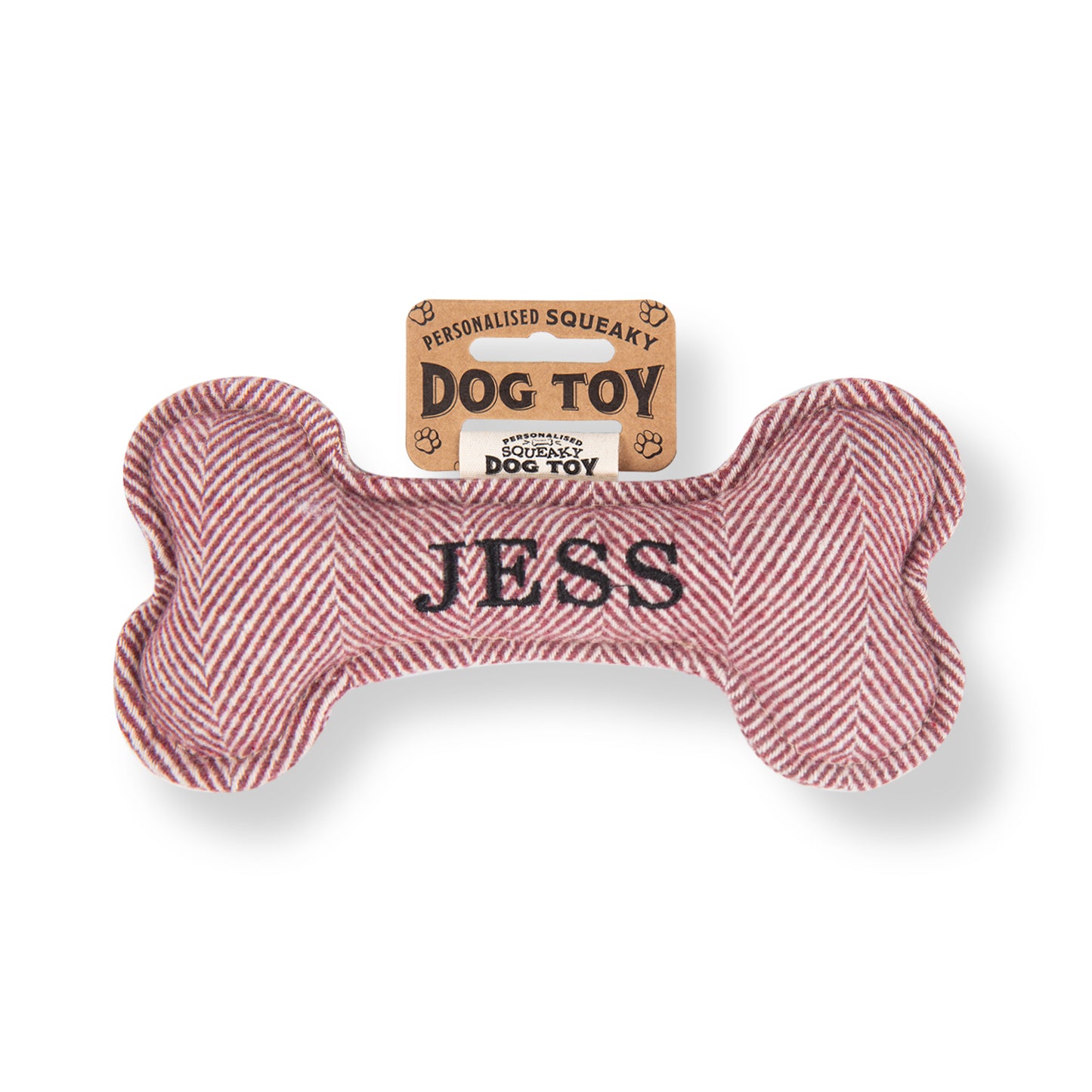 Squeaky Bone Dog Toy - Jess
