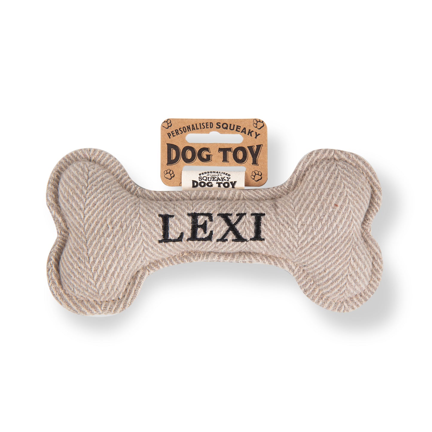 Squeaky Bone Dog Toy - Lexi