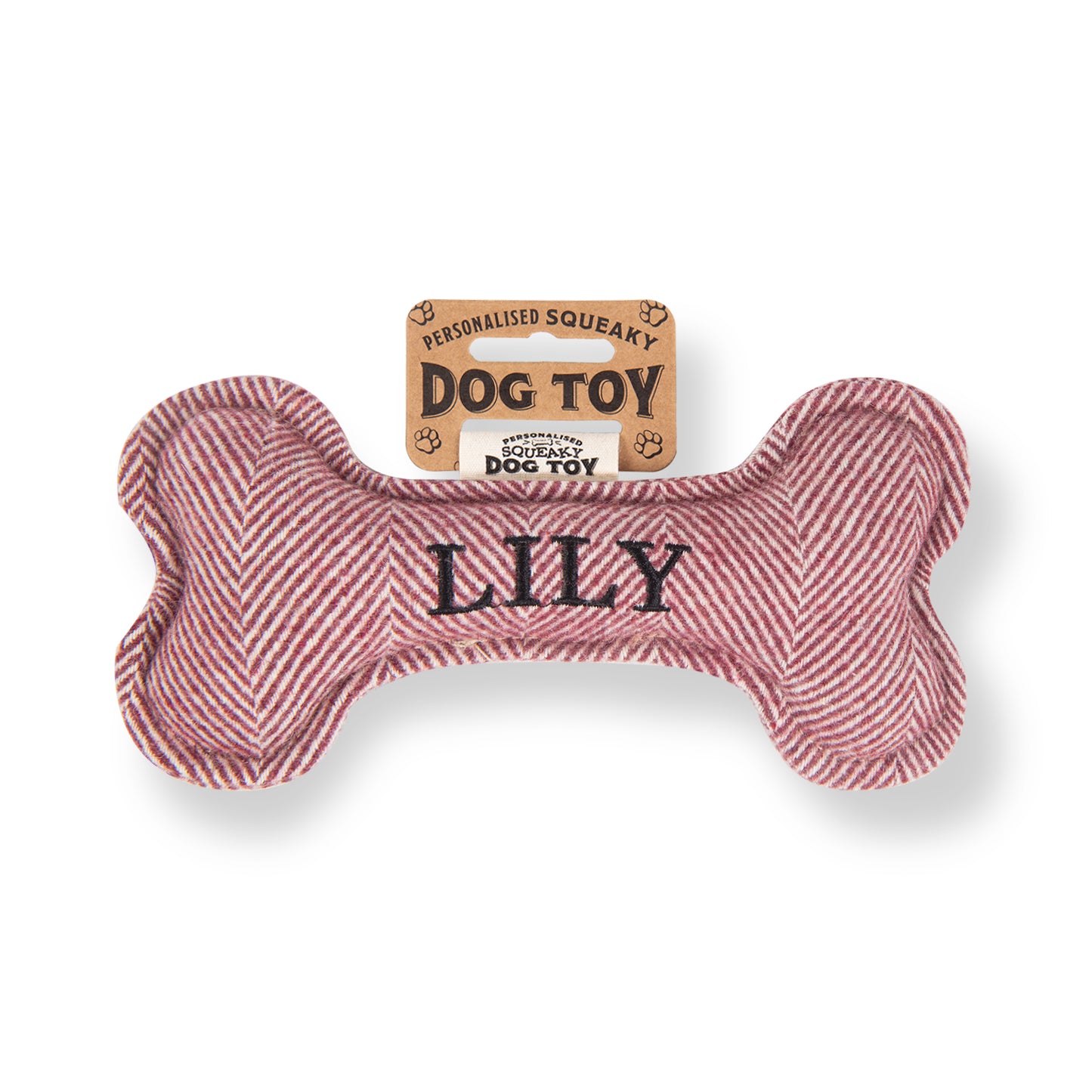 Squeaky Bone Dog Toy - Lily